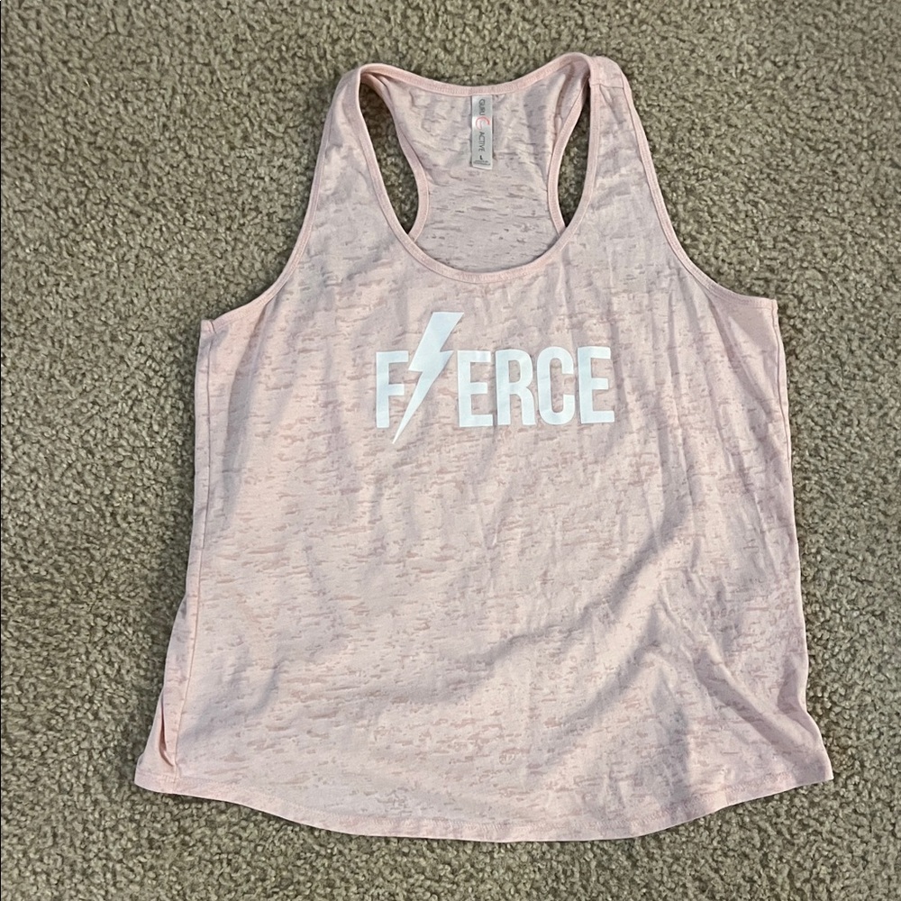 Fierce Women's Light Pink Tank Top